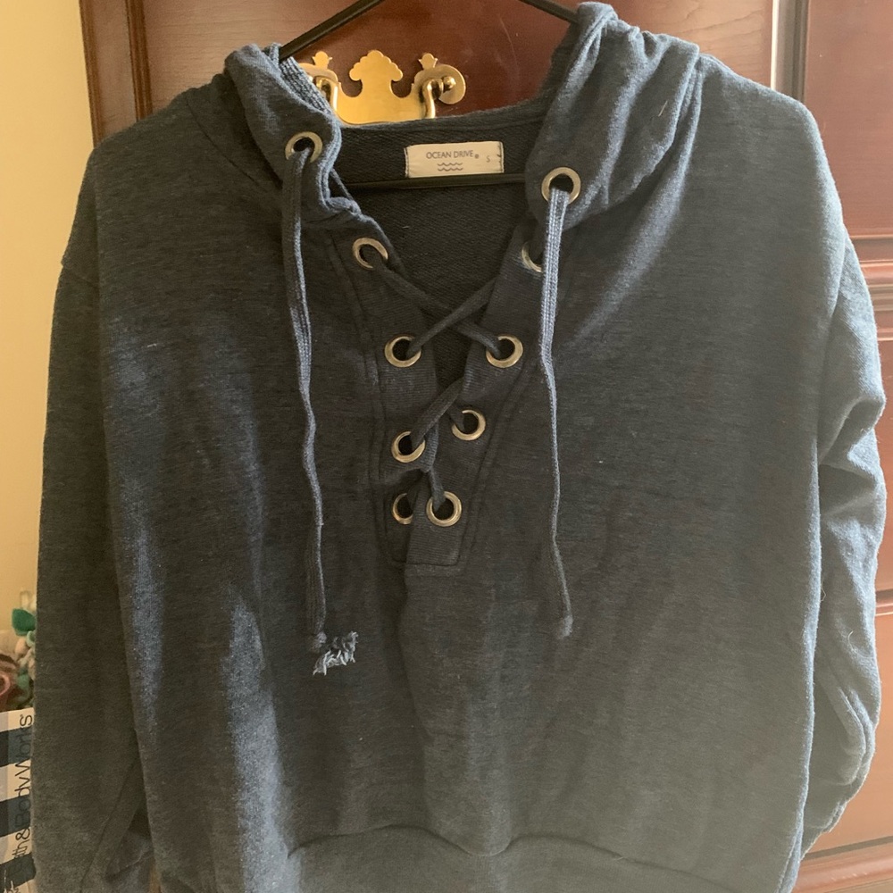 Blue sweatshirt
